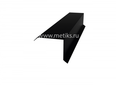 Планка ветровая RAL-9005 - 90х110
